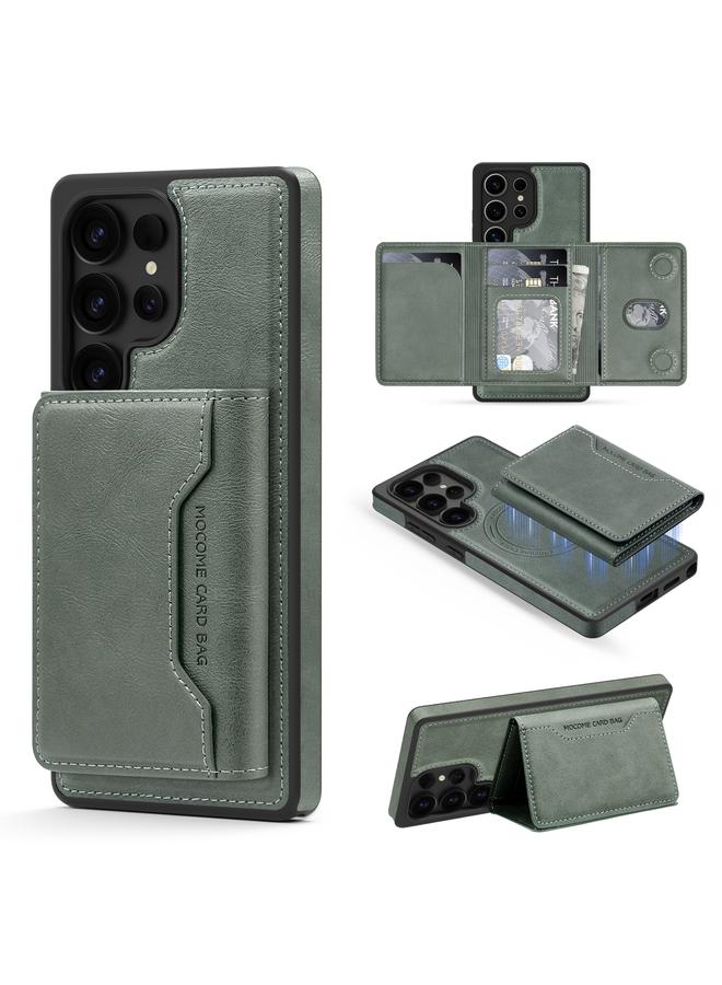 S-TOP Case For Samsung Galaxy S25+ 5G Shield Multi-functional MagSafe Card Bag Phone Case - Image 1