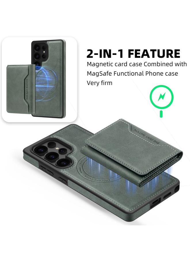 S-TOP Case For Samsung Galaxy S25+ 5G Shield Multi-functional MagSafe Card Bag Phone Case - Image 2