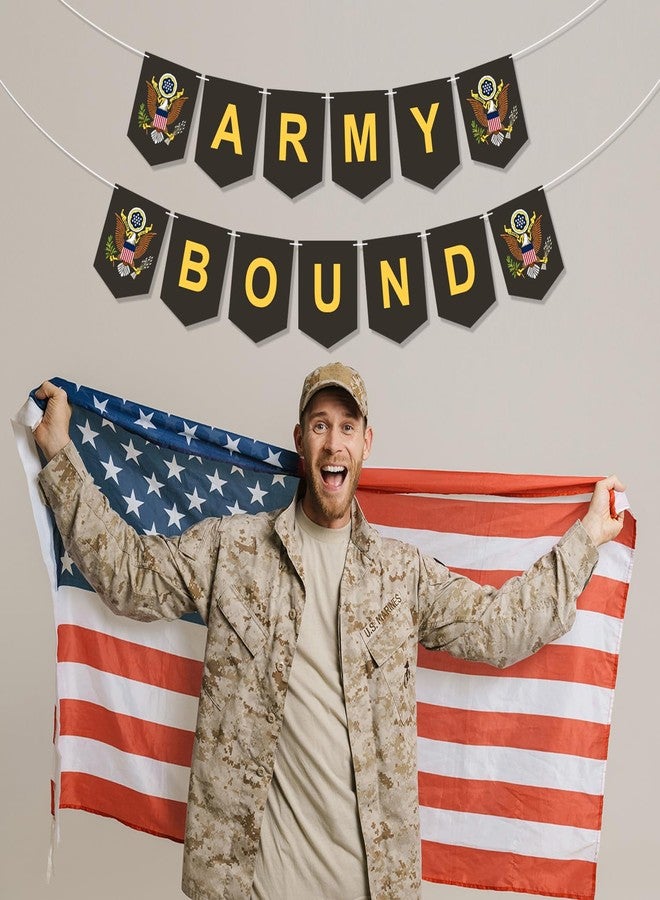 DodelyGz Military Bound Banner for Army Recruits, Graduation & Farewell Parties - Decoration Supplies - Image 5