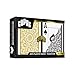 Copag 1546 Design 100 Plastic Playing Cards Poker Size Standard BlackGold Jumbo Index 1 Set - Image 2