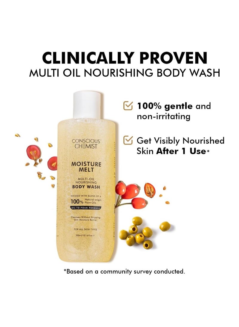 كيميائي واعي جل استحمام للجسم متعدد الزيوت من كونشوس كيميست | 300 مل - Image 4