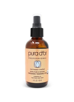 Pura d'or PURA D'OR 4 Oz Organic Tamanu Oil - USDA Certified 100% Pure & Natural Cold Pressed Carrier Oil, Premium Grade Moisturizer Helps Reduce Appearance of Scars & Wrinkles - For Skin & Hair - Men & Women 