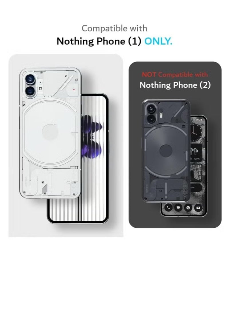 ELTRAZONE Shockproof Liquid Silicone Case for Nothing Phone 1 (6.55 Inch), Flexible and Anti-Scratch Protective Cover with Soft-Touch Slim Fit, Wireless Charging Compatibility, and Durable Scratch-Resistant Design in Blue - Image 2