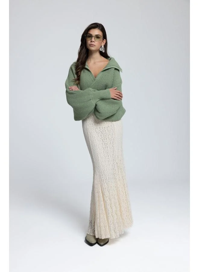 MAI STUDIOS CO. Livia Çağla Collared Sweater