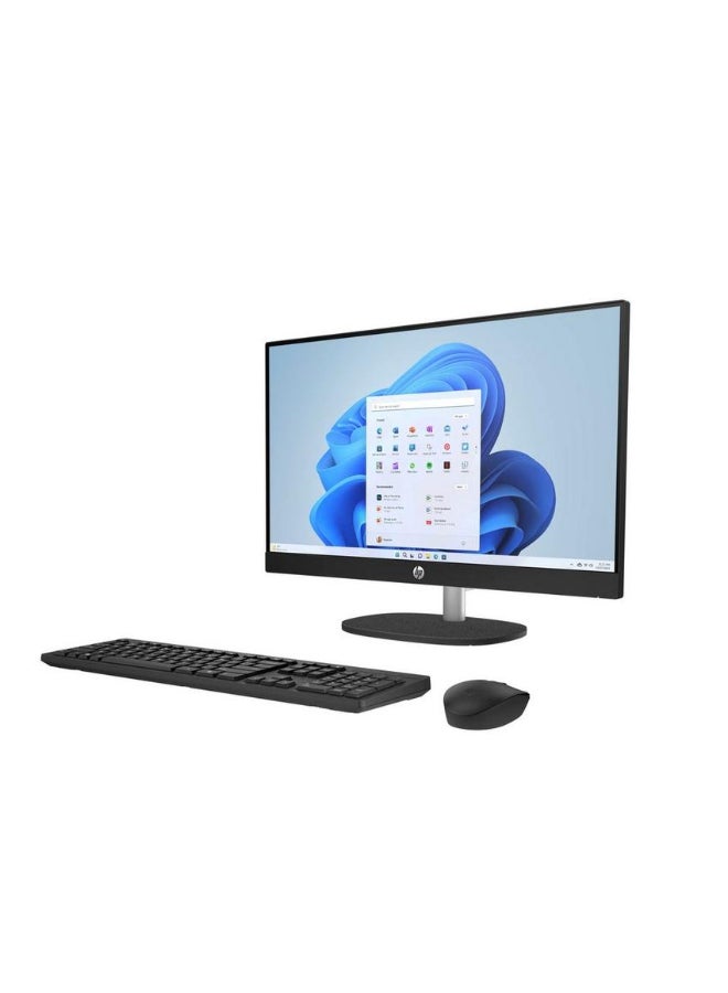 HP 24 AIO مع شاشة 23.8 بوصة بدقة Full HD (1920X1080) ومعالج Core Ultra 7 155U / 16GB RAM DDR5 / 512GB SSD / رسومات Intel Iris Xe / Windows 11 Home - Image 2