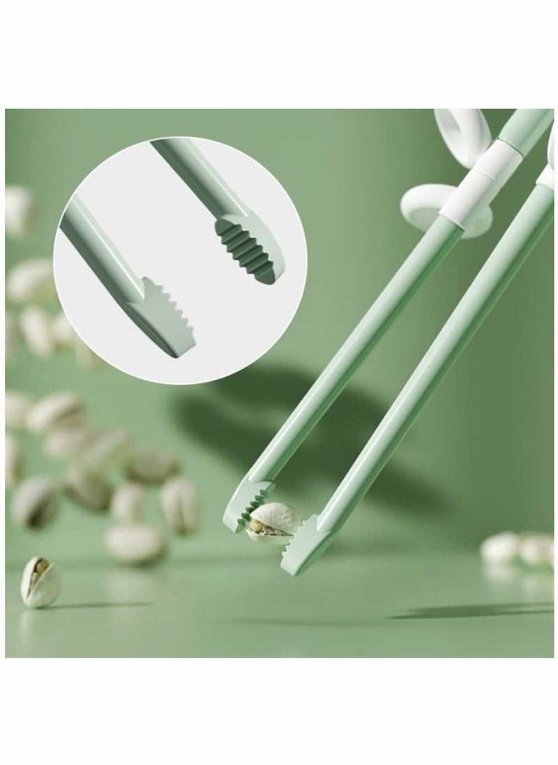 2Pcs, Dinosaur Children Learning Chopsticks Training Easy to Use Right for Kids Beginners Baby Eating Practice