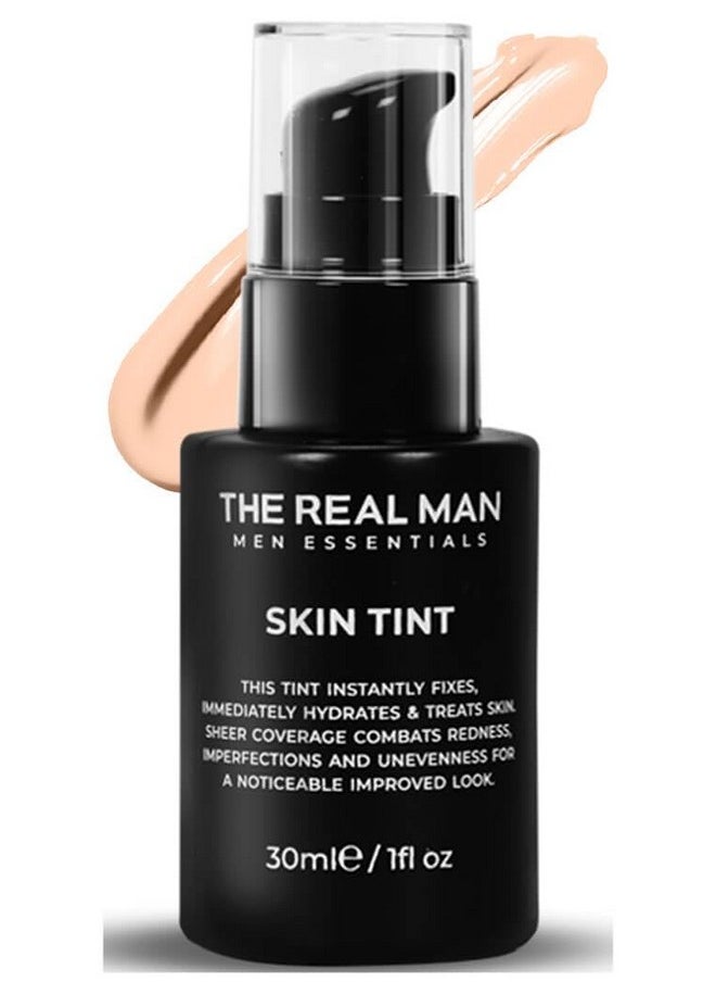 Skin Tint Tinted Moisturizer For Men For Undetectable Filter Look. (Shade: Ivory)