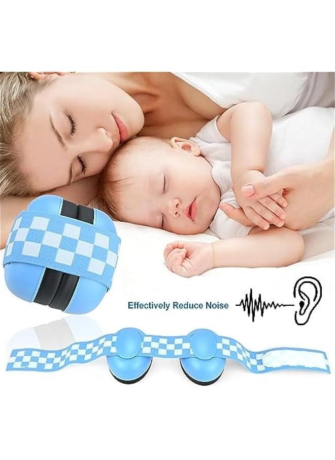 Xspring Baby Soundproof Earmuffs, Soft and Breathable Baby Ear Defenders, Baby Ear Protection Noise Cancelling Headphones, Noise Cancelling Headphones for Baby Sleeping Studying