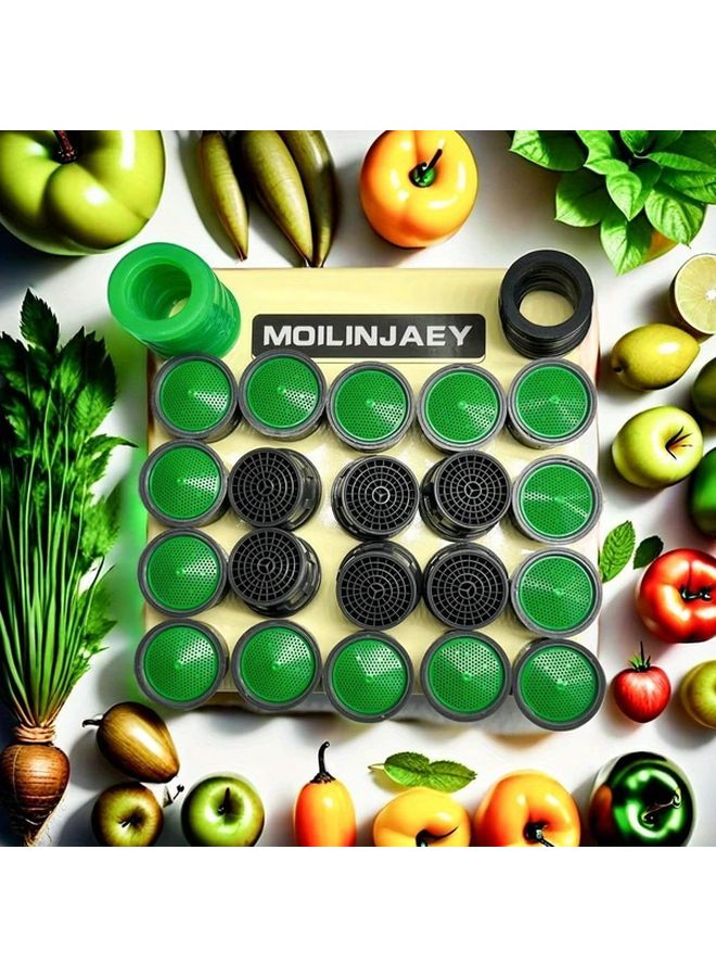 20pcs 1 5 GPM Faucet Aerator Flow Restrictor Insert Replacement For Bathroom Kitchen - Image 3