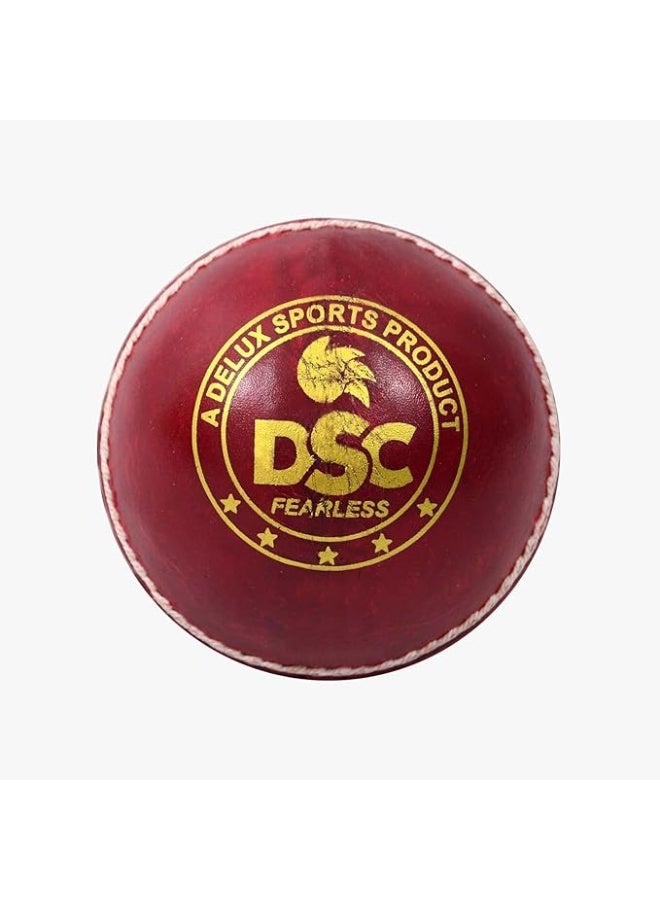 دي أس سي كرة كريكيت جلدية DSC Swing – حمراء | عبوة من 1 | مقاومة للماء | جودة احترافية | مثالية للتدريب والمباريات | ارتداد ثابت | مصنوعة من الجلد عالي الجودة - Image 4