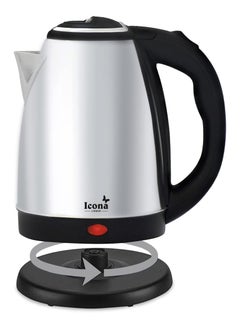 ICONA Icona Electric Kettle – 1.8L Stainless Steel Water Boiler with Boil-Dry Protection, Auto Shut-Off, 360° Rotational Base, and Safety Lock Lid, 1500 Watts  - Image 3