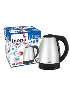 ICONA Icona Electric Kettle – 1.8L Stainless Steel Water Boiler with Boil-Dry Protection, Auto Shut-Off, 360° Rotational Base, and Safety Lock Lid, 1500 Watts  - Image 5