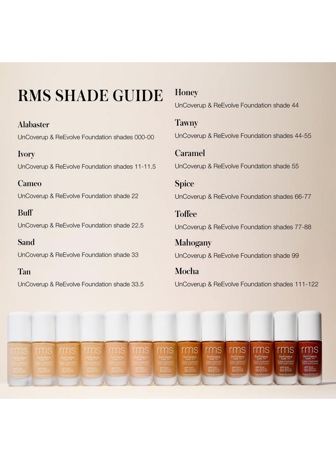 RMS Beauty Suncoverup Super Tint Broad Spectrum Spf 50 Sunscreen - Skin Tint Non Nano Zinc Oxide Mineral Sunscreen, Glowy Tinted Moisturizer With Spf (Toffee)  - Image 2