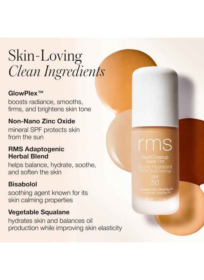 RMS Beauty Suncoverup Super Tint Broad Spectrum Spf 50 Sunscreen - Skin Tint Non Nano Zinc Oxide Mineral Sunscreen, Glowy Tinted Moisturizer With Spf (Toffee)  - Image 3
