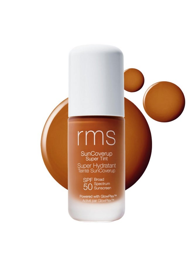 RMS Beauty Suncoverup Super Tint Broad Spectrum Spf 50 Sunscreen - Skin Tint Non Nano Zinc Oxide Mineral Sunscreen, Glowy Tinted Moisturizer With Spf (Toffee)  - Image 1