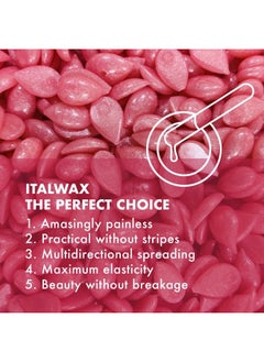 ItalWax Top Line Pink - 750g / 1.65lb - Hard wax beads for hair removal - Unscented - Synthetic formulation ideal for sensitive skins - Recommended for Bikini area and Armpits  - Image 4