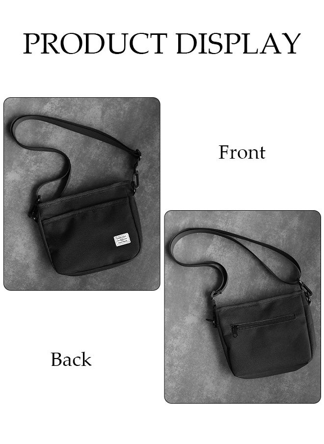 DUNISO - Crossbody Bag for Men and Women Waterproof Sling Bag Travel Passport Wallet Bag for Cell Phone, Small Side Shoulder Bag Multipurpose Daypack for Men - Image 1