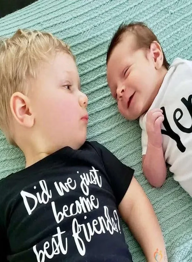 Matching Family Outfits  Did We Just Become Best Friends Yep Matching Brother Outfit Set | Big Brother Little Brother T Shirt and Baby Romper | Sibling Matching Clothes | Baby Toddler Brother Gift Set  | Best Price UAE