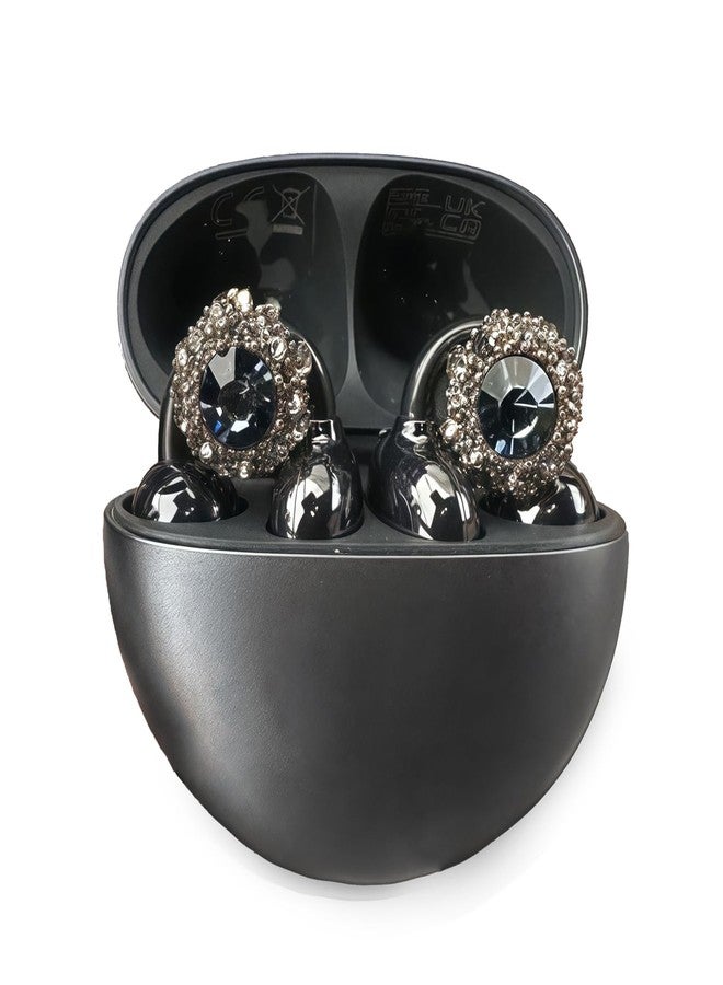 Chooseyo Rhinestone for Clip on Earbuds Open Ear Accessories, Elegant Zirconia Decorative Earphone Accessories, Removable Exquisite DIY Decoration - Image 1