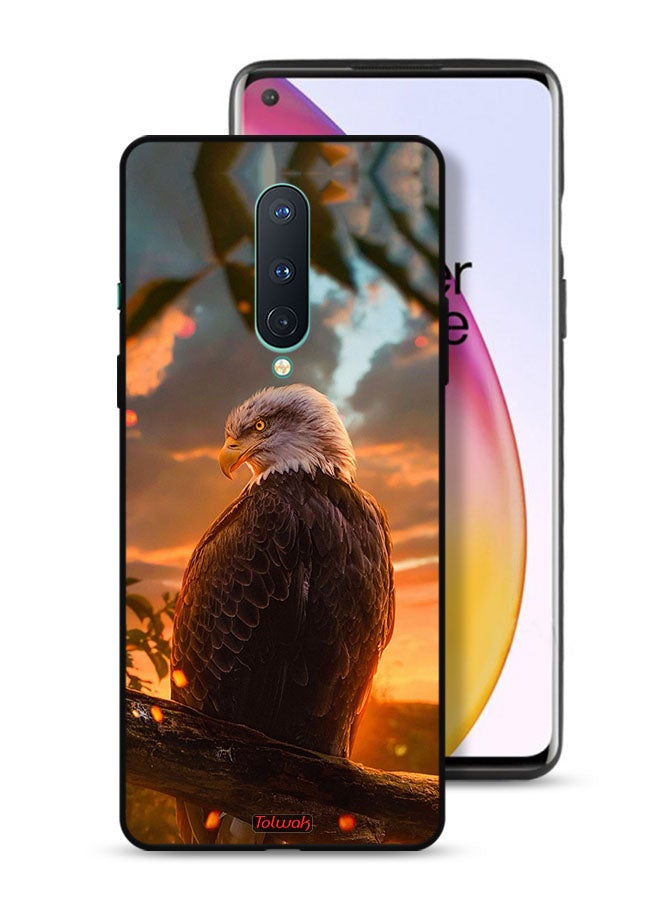 Tolwak OnePlus 8 5G Protective Case Cover Eagle - Image 1