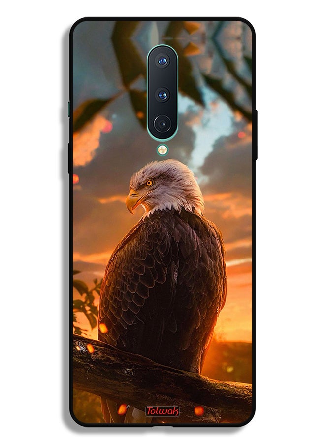 Tolwak OnePlus 8 5G Protective Case Cover Eagle - Image 2