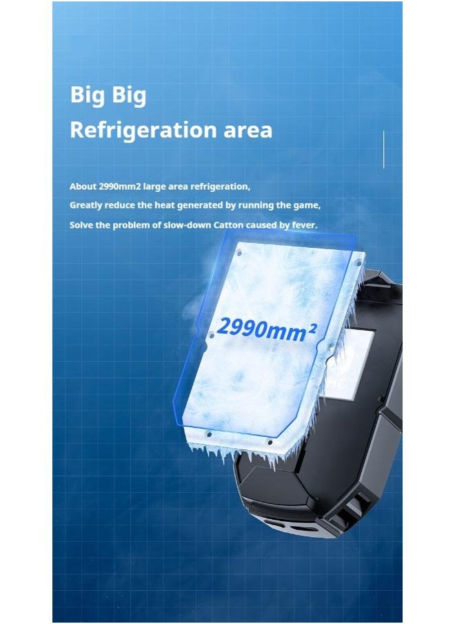 Phone Cooler, Mobile Cooling Fan without Noise, Cellphone Radiator for Mobile Games, Streaming, Tiktok  - Image 3