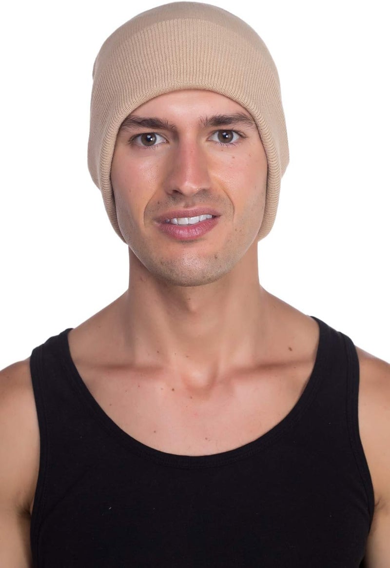 Top Level Beanie Men Women - Unisex Cuffed Plain Skull Knit Hat Cap - Image 4