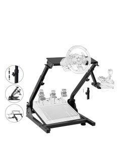 Gaming Simulator Racing Steering Wheel Stand for Logitech G25, G27, G29, G920, TX F458, T500RS, T3PA-PRO (F1/GT), Not Including Wheel, Shifter and Pedals