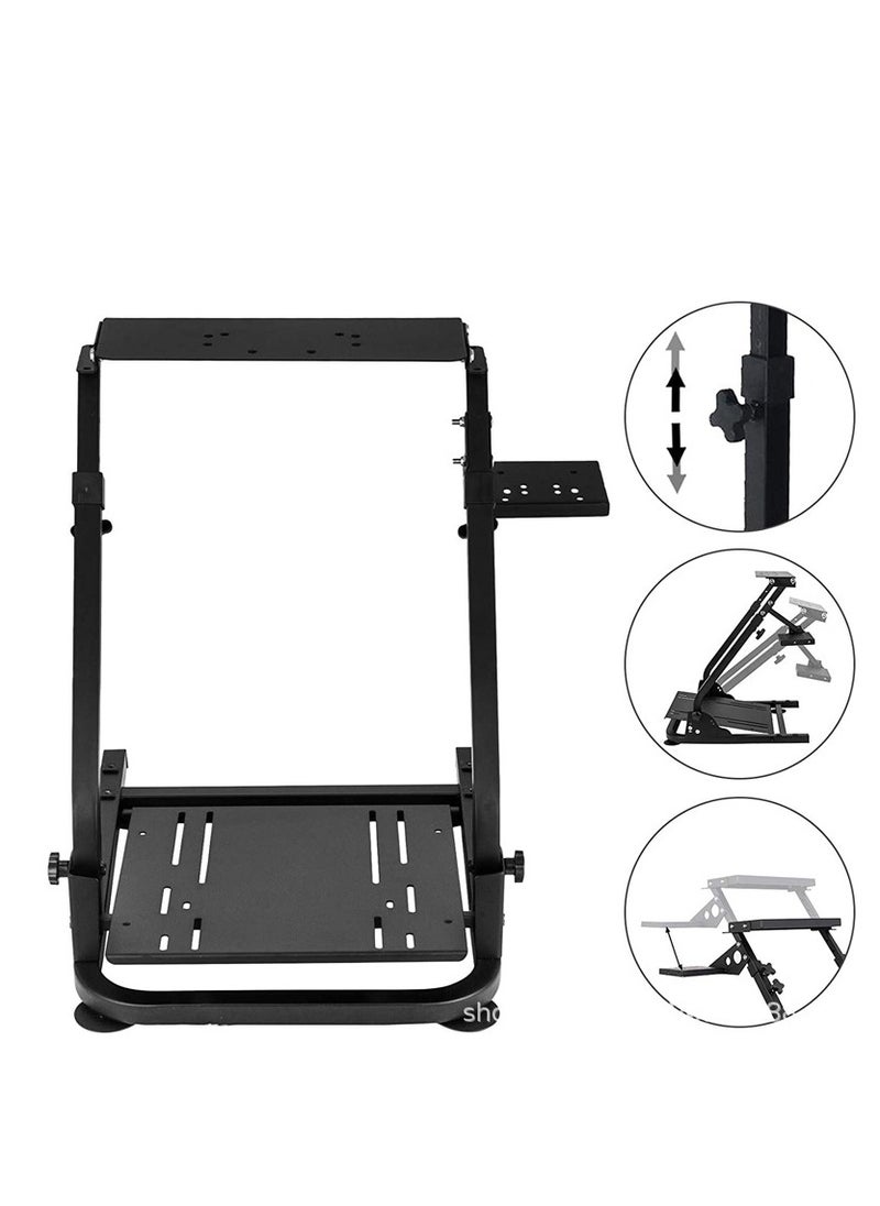 GearZone - Gaming Simulator Racing Steering Wheel Stand for Logitech G25, G27, G29, G920, TX F458, T500RS, T3PA-PRO (F1/GT), Not Including Wheel, Shifter and Pedals - Image 1