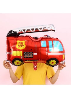 توي إكس إي طقم تزيين لافتة عيد الميلاد على شكل شاحنة إطفاء من TOYXE مكون من 68 قطعة  - Image 4