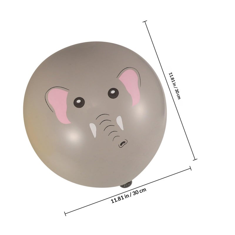 12 Inch Animal Latex Balloons 12pcs Giraffe Leopard Print Birthday Party Decor - Image 3