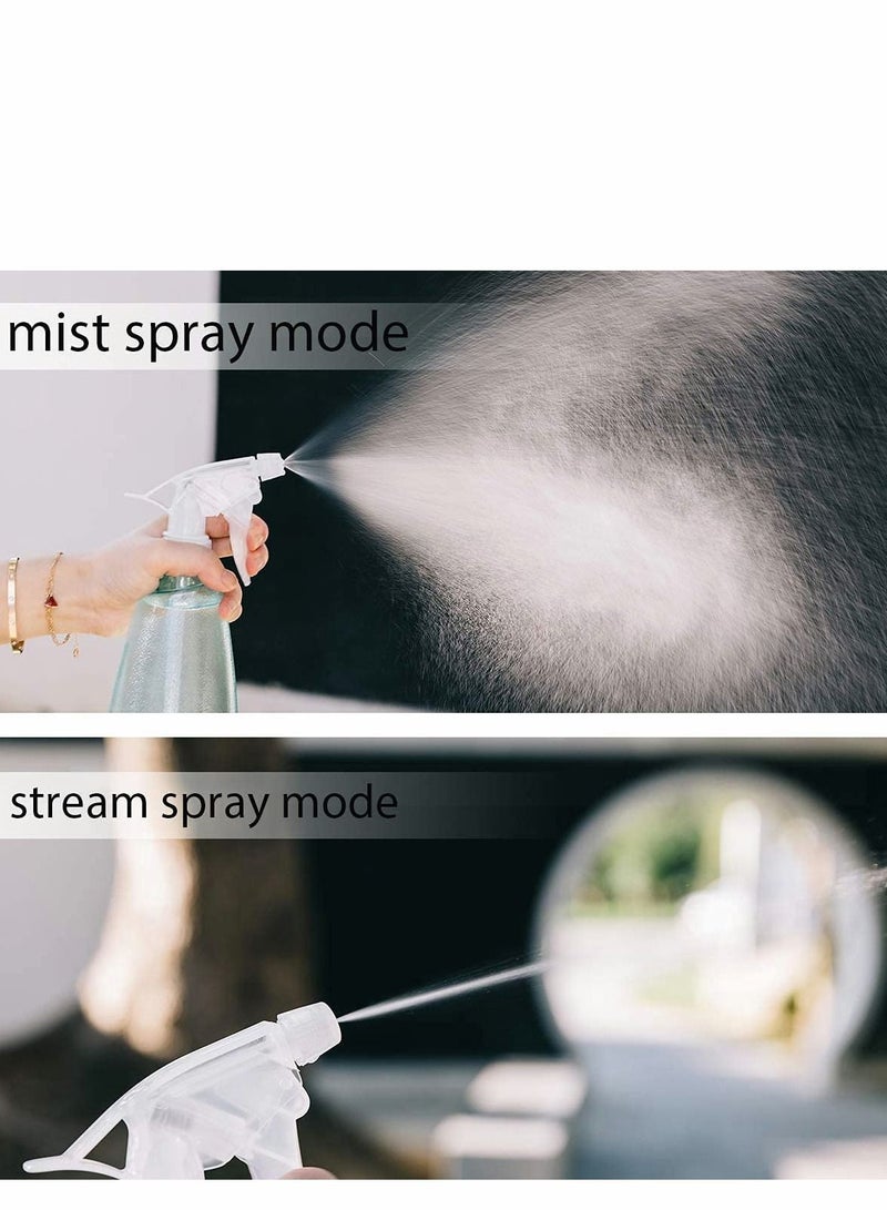 SYOSI Empty Plastic Spray Bottle – 17 OZ, 500Ml, Water Spray Bottle, Plastic Spray Bottle, Refillable Sprayer, Reusable for Cleaning Solution Plants With Spray And Flow Mode (3 PCS) - Image 4