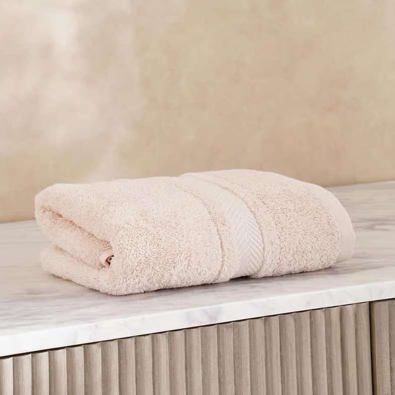 Pan Home Luxury Cotton Hand Towel - Light Almond - Image 4