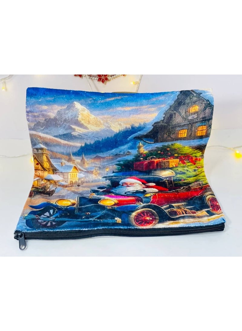 Christmas 2 Cushions, Christmas Pillow Covers, Christmas Pillowcases with various Santa and Snowman designs. Size: 40*40 cm - Image 2