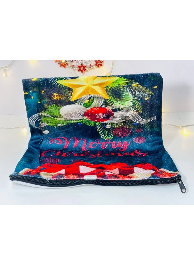 Christmas 2 Cushions, Christmas Pillow Covers, Christmas Pillowcases with various Santa and Snowman designs. Size: 40*40 cm - Image 3