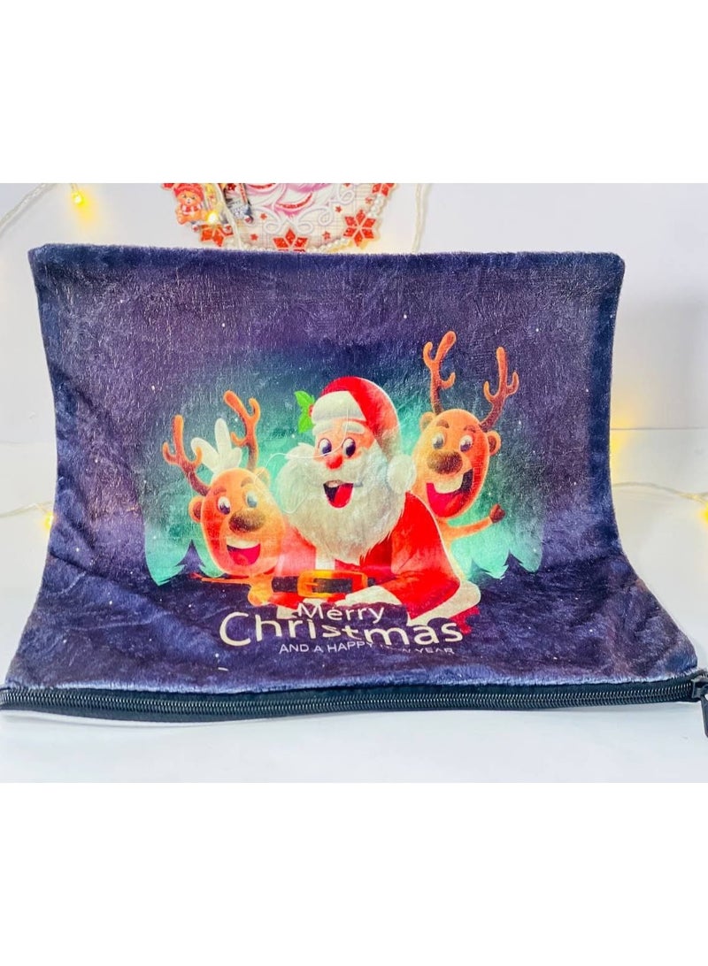 Christmas 2 Cushions, Christmas Pillow Covers, Christmas Pillowcases with various Santa and Snowman designs. Size: 40*40 cm - Image 4