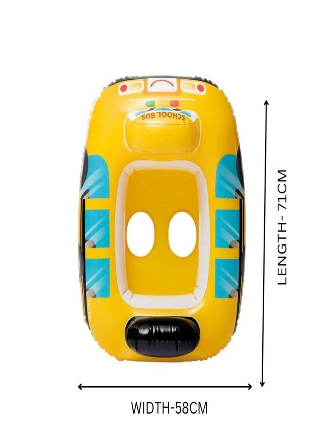 SHREE HANS CREATION Swimming Car Vehicle Engine Shape Sit Pool Float Tube Boat Beach Water Pool Party Swimming Learing Ring for Girls and Boys Swimming Car Inflatable - Image 5