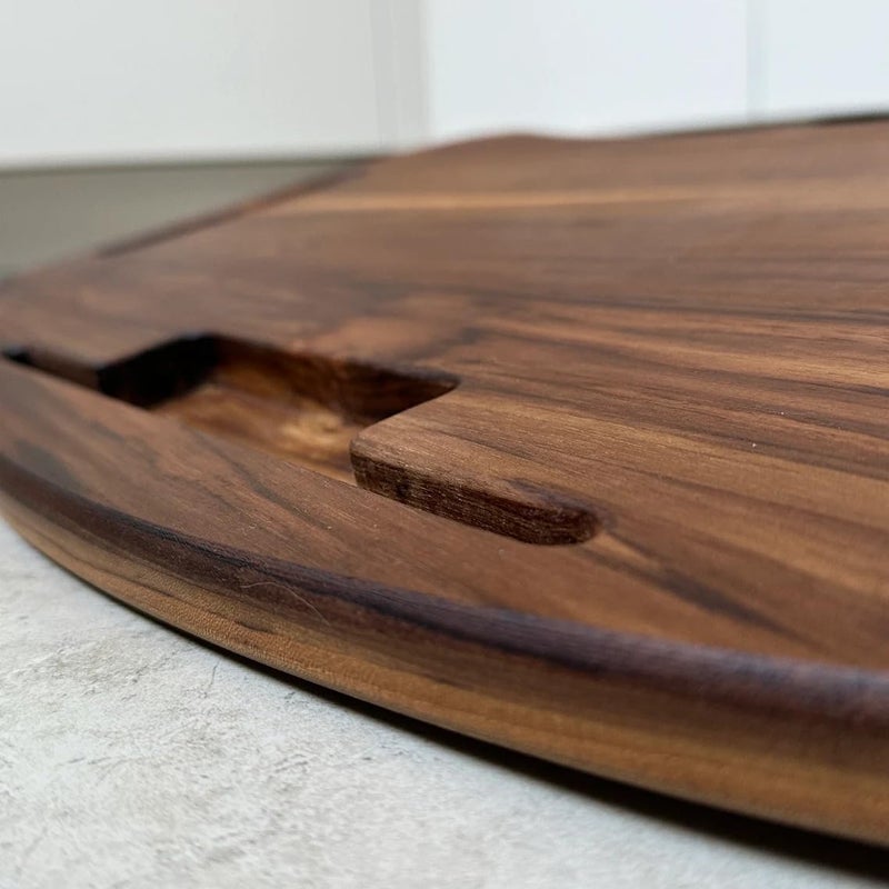 Runam Woods Runam Woods Premium Solid Wood Bathtub TrayCaddy for Bath Accessories Tub Tray TableRack with MobileTablet Holder Sheesham Wood Tub Tray  - Image 4