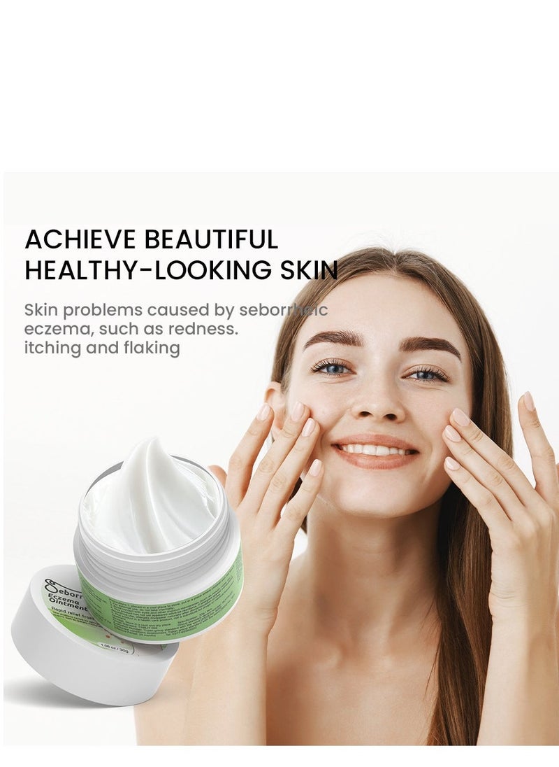 Sumifun Seborrheic Eczema Ointment Rapid Relief From Skin Problems Caused By Seborrheic Eczema, Such As Redness,Itching And Faking 30g - Image 4
