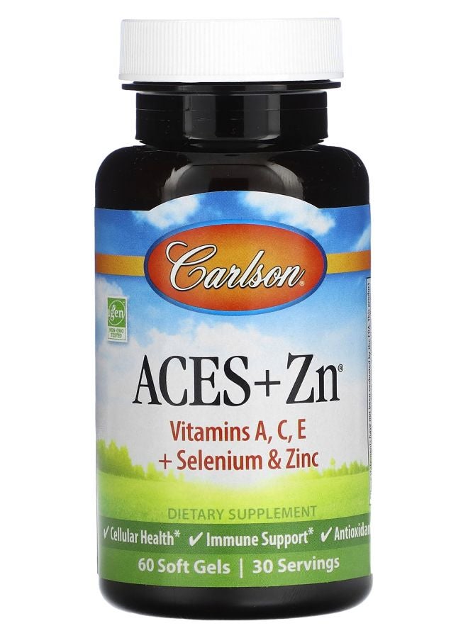 Carlson أسيز + زنك 60 كبسولة لينة