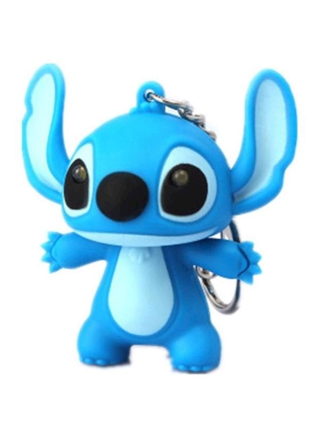 NIBEMINENT Stitch Cartoon Modeling Led Flashlight Glowingound Key Chain Novelty Toys Kids Birthday Gifts - Image 1