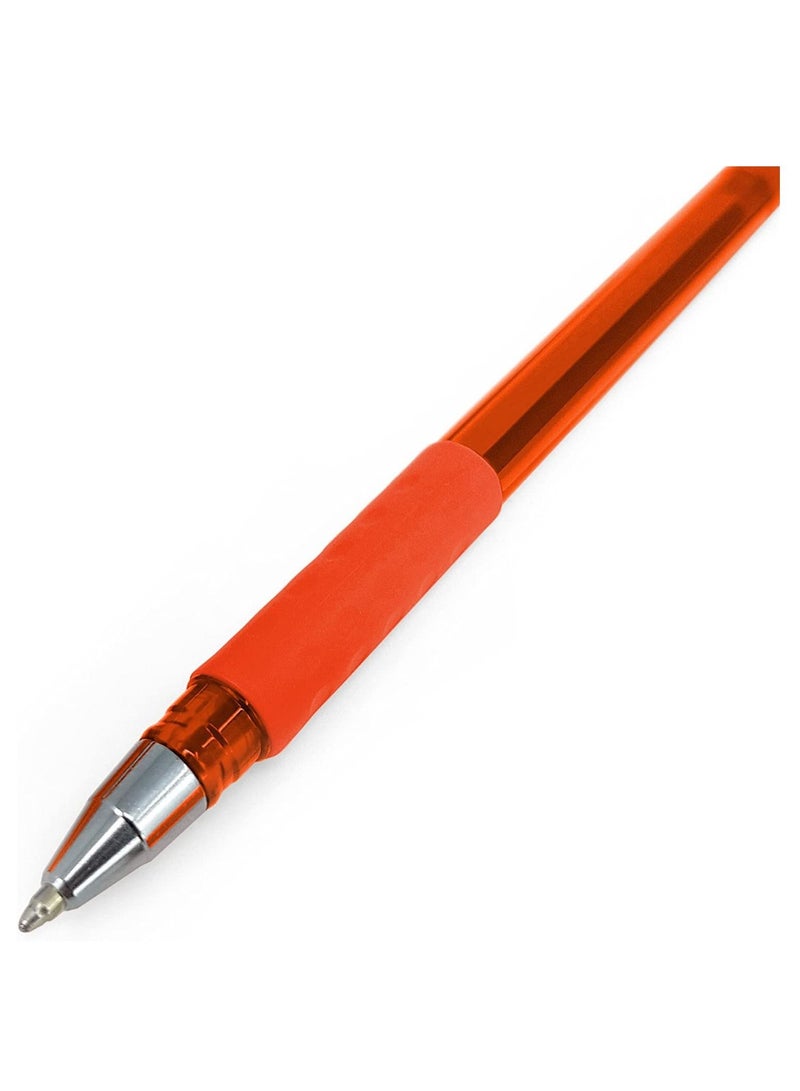 Pentel 12-Piece Ifeel-It Ballpoint Pen 1.0mm Tip Orange Ink - Image 3