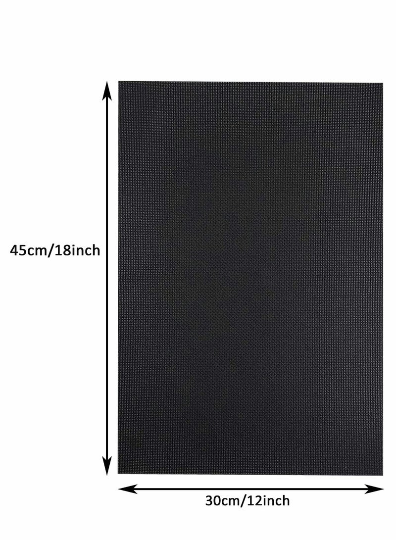 Excefore Cross Stitch Aida Cloth Embroidery Cloth Cross-Stitch Fabric 14 Count Black Aida Easy to use Cross-Stitch Embroidery Patterns Pictures 12 by 18-Inch 6 Pcs - Image 3