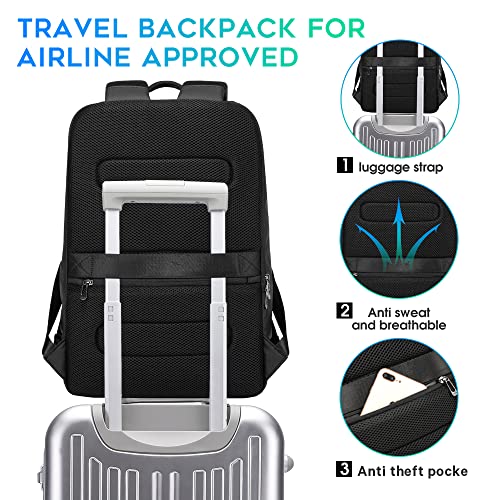 BANGE Business Commute Backpack Waterproof fit 15.6 Inch Commute backpack,Travel Durable Backpack - Image 5