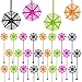 ROYHOO 40PCS 79 inches Sticky Spider Web Party Favors Pack Halloween Party Favors Gifts For Birthday Goodie Bag Classroom Prizes 4 colors - Image 2
