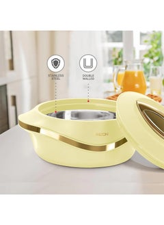 Milton Set of 3 Inner Stainless Steel Hotpot (500 ml, 1000 ml, 1500 ml) Beige/Gold  - Image 5