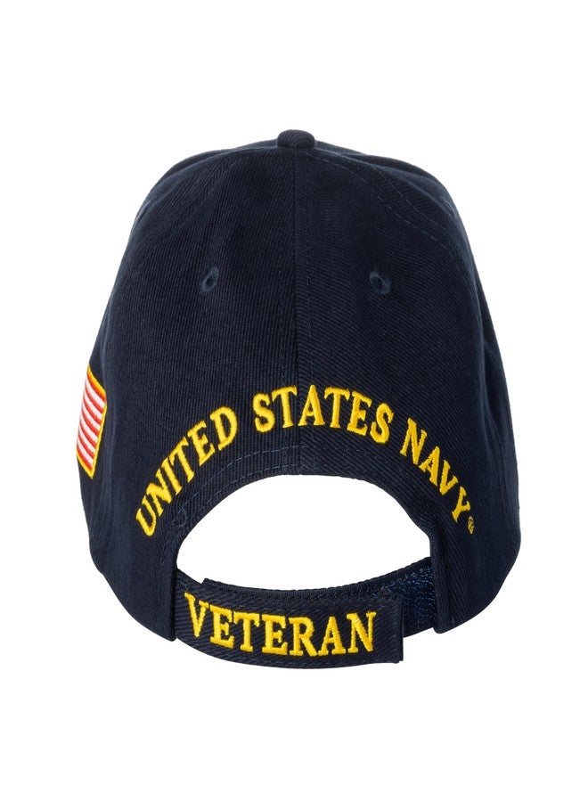 Eagle Emblems, Inc. United States Navy Veteran Proudly Served Blue Hat Cap USN - Image 3