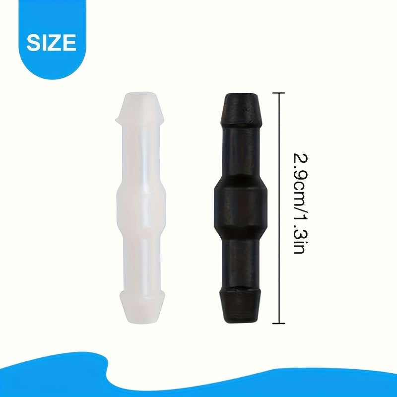 White 30Pcs 4mm Hose Connectors for Windshield Washer System - Image 2