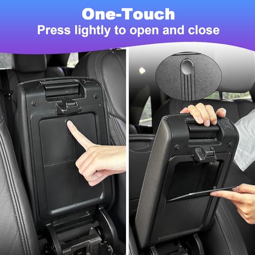 SDPVorn Center Console Organizer for 2022 2023 2024 Honda Civic Console Organizer Armrest Lid Hidden Storage Secret Compartment Hidden Storage Box Tissue Holder for 11th Gen Civic Accessories - Image 5