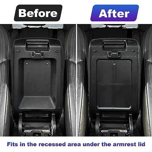 SDPVorn Center Console Organizer for 2022 2023 2024 Honda Civic Console Organizer Armrest Lid Hidden Storage Secret Compartment Hidden Storage Box Tissue Holder for 11th Gen Civic Accessories - Image 3